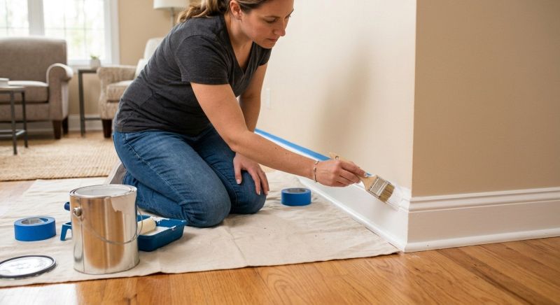 Baseboards Painting in Wilmington, NC