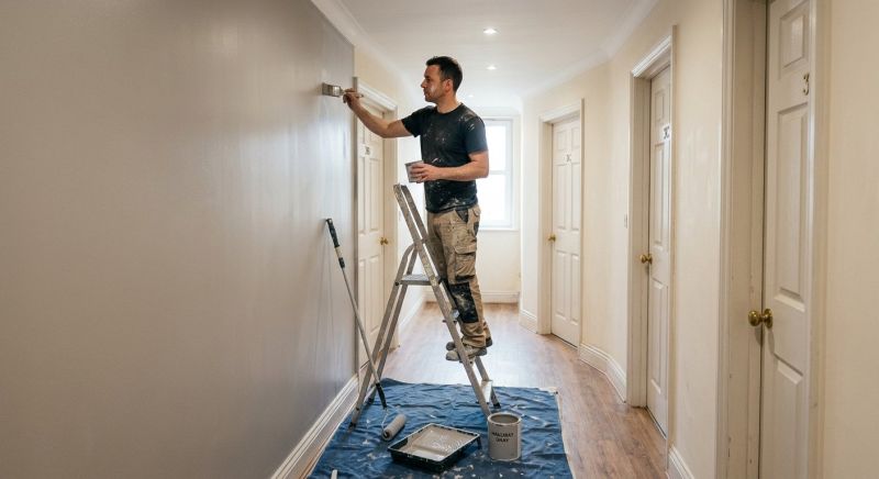 Chair Rail Painting in Wilmington, NC