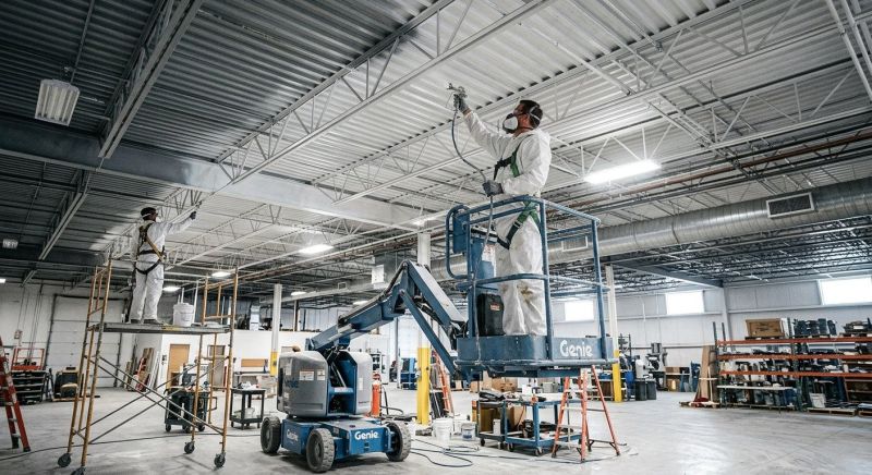 Retail Ceiling Painting in Arvada, CO