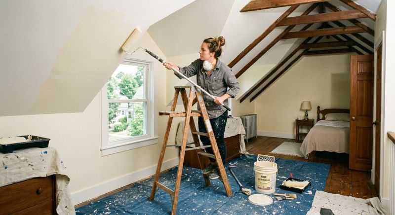 Vaulted Ceiling Painting in Wilmington, NC