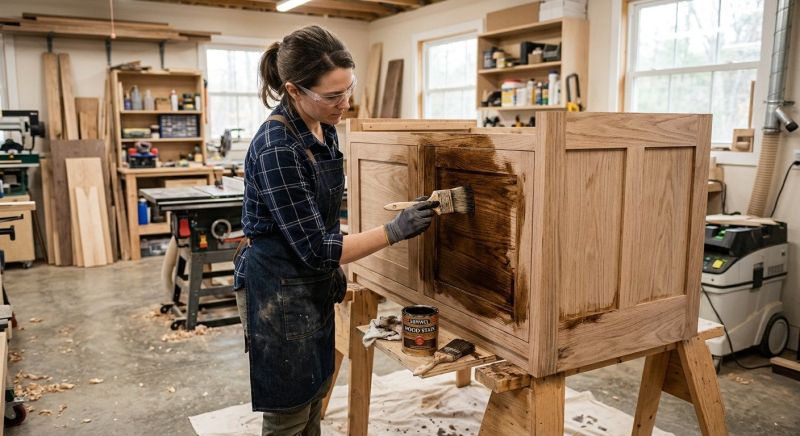 Wood Cabinet Staining in Cincinnati, OH
